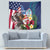 Personalised United States And Guam Tapestry USA Eagle With Guahan Seal Tropical Vibes - Wonder Print Shop