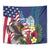 Personalised United States And Guam Tapestry USA Eagle With Guahan Seal Tropical Vibes - Wonder Print Shop
