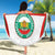 Custom Bulgaria Football Beach Blanket Bulgarian Pattern Sporty Style
