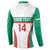Custom Bulgaria Football Button Sweatshirt Bulgarian Pattern Sporty Style
