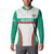 Custom Bulgaria Football Button Sweatshirt Bulgarian Pattern Sporty Style