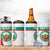 Custom Bulgaria Football 4 in 1 Can Cooler Tumbler Bulgarian Pattern Sporty Style