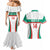 Custom Bulgaria Football Couples Matching Mermaid Dress and Hawaiian Shirt Bulgarian Pattern Sporty Style