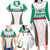 Custom Bulgaria Football Family Matching Long Sleeve Bodycon Dress and Hawaiian Shirt Bulgarian Pattern Sporty Style