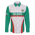 Custom Bulgaria Football Family Matching Long Sleeve Bodycon Dress and Hawaiian Shirt Bulgarian Pattern Sporty Style