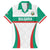 Custom Bulgaria Football Family Matching Off The Shoulder Long Sleeve Dress and Hawaiian Shirt Bulgarian Pattern Sporty Style