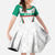 Custom Bulgaria Football Family Matching Off Shoulder Maxi Dress and Hawaiian Shirt Bulgarian Pattern Sporty Style