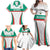 Custom Bulgaria Football Family Matching Off Shoulder Maxi Dress and Hawaiian Shirt Bulgarian Pattern Sporty Style