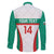 Custom Bulgaria Football Family Matching Off Shoulder Short Dress and Hawaiian Shirt Bulgarian Pattern Sporty Style