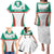 Custom Bulgaria Football Family Matching Puletasi and Hawaiian Shirt Bulgarian Pattern Sporty Style