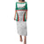 Custom Bulgaria Football Family Matching Puletasi and Hawaiian Shirt Bulgarian Pattern Sporty Style