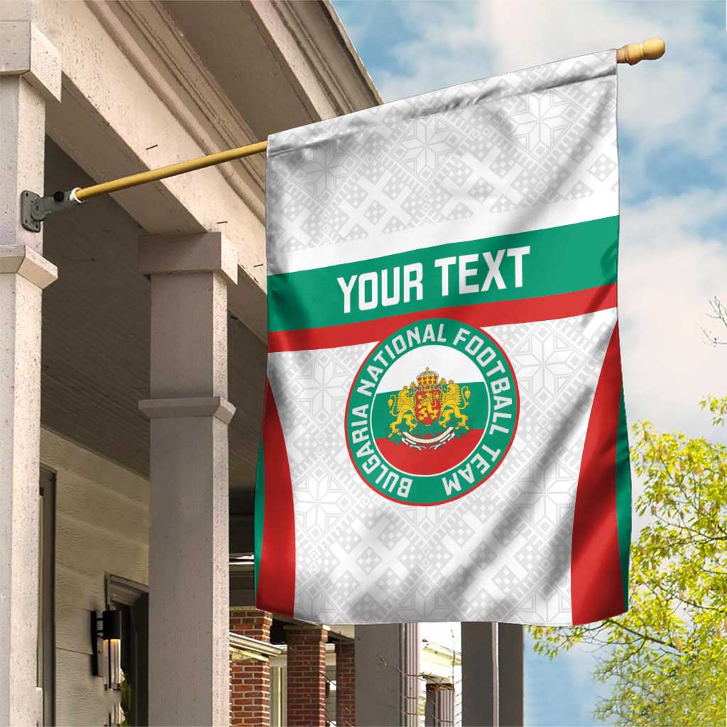 Custom Bulgaria Football Garden Flag Bulgarian Pattern Sporty Style
