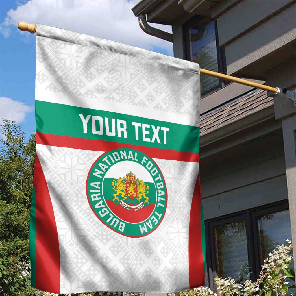 Custom Bulgaria Football Garden Flag Bulgarian Pattern Sporty Style