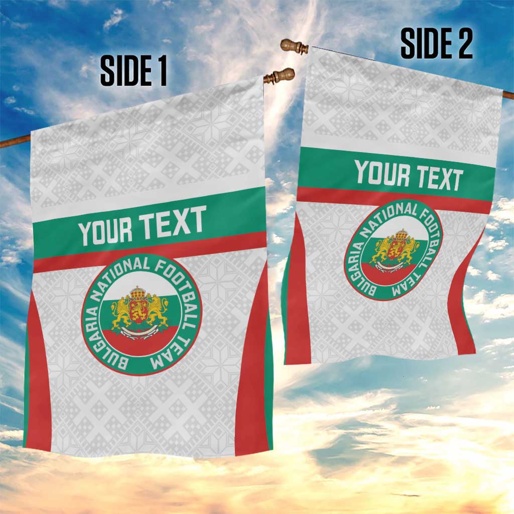 Custom Bulgaria Football Garden Flag Bulgarian Pattern Sporty Style