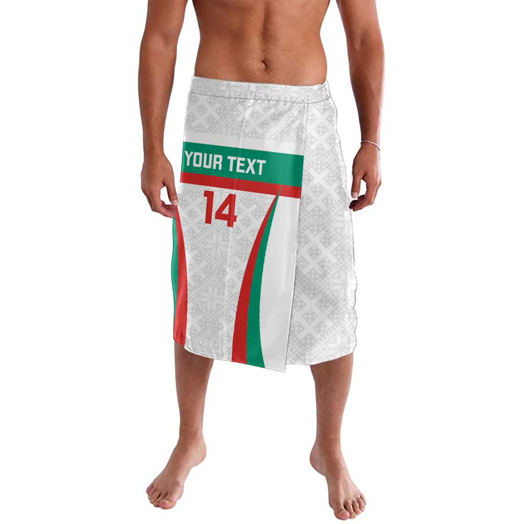 Custom Bulgaria Football Lavalava Bulgarian Pattern Sporty Style