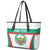 Custom Bulgaria Football Leather Tote Bag Bulgarian Pattern Sporty Style