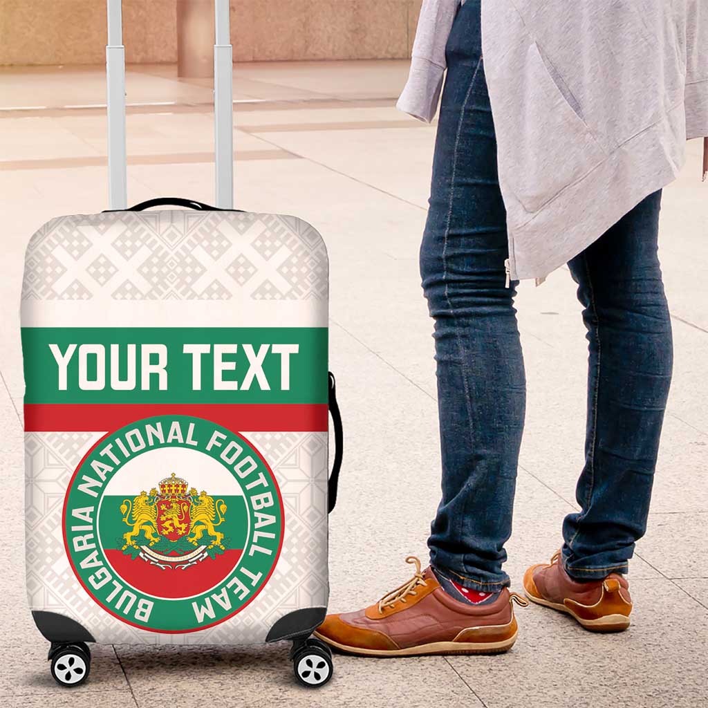 Custom Bulgaria Football Luggage Cover Bulgarian Pattern Sporty Style