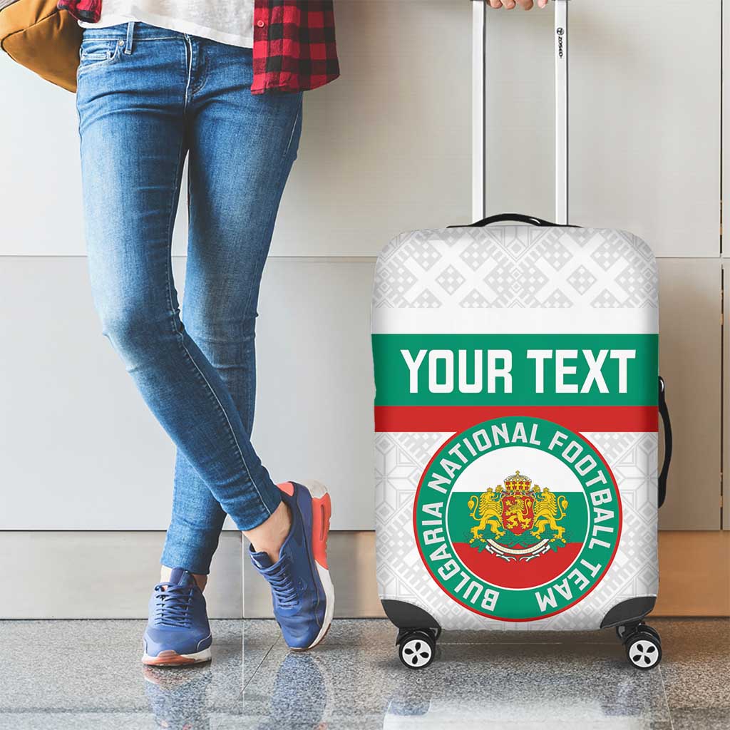 Custom Bulgaria Football Luggage Cover Bulgarian Pattern Sporty Style
