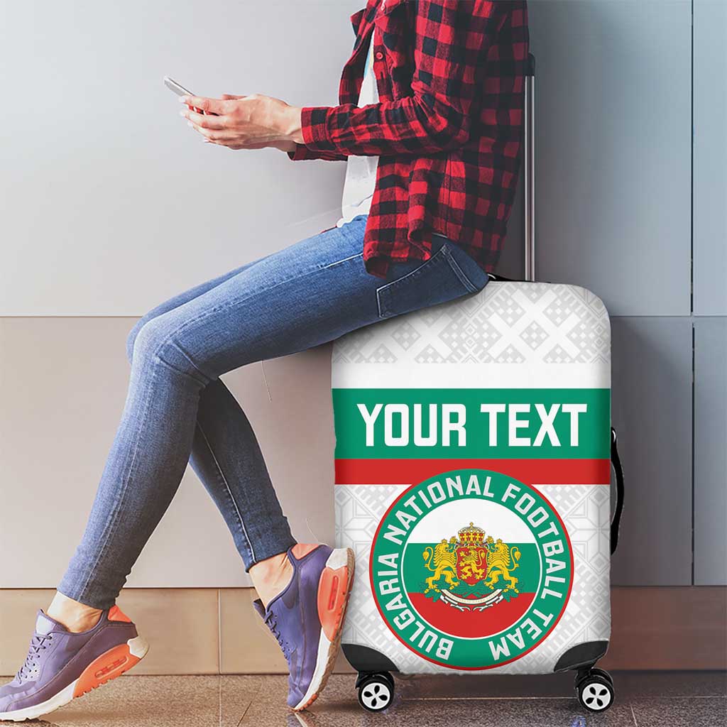 Custom Bulgaria Football Luggage Cover Bulgarian Pattern Sporty Style