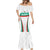 Custom Bulgaria Football Mermaid Dress Bulgarian Pattern Sporty Style