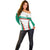 Custom Bulgaria Football Off Shoulder Sweater Bulgarian Pattern Sporty Style