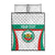 Custom Bulgaria Football Quilt Bed Set Bulgarian Pattern Sporty Style