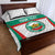 Custom Bulgaria Football Quilt Bed Set Bulgarian Pattern Sporty Style
