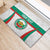 Custom Bulgaria Football Rubber Doormat Bulgarian Pattern Sporty Style