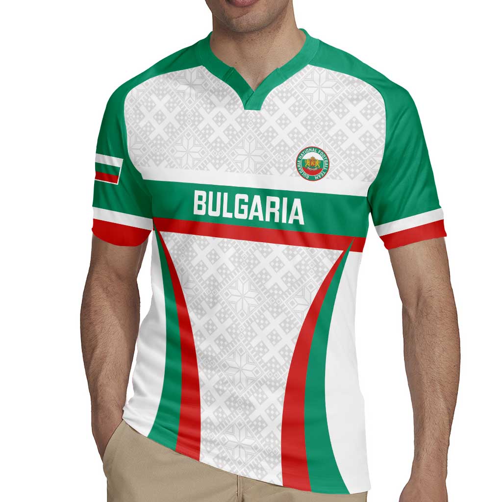 Custom Bulgaria Football Rugby Jersey Bulgarian Pattern Sporty Style