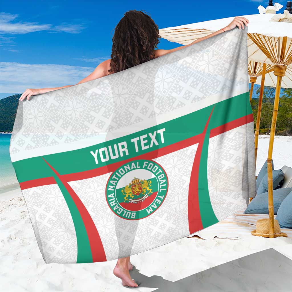 Custom Bulgaria Football Sarong Bulgarian Pattern Sporty Style