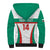 Custom Bulgaria Football Sherpa Hoodie Bulgarian Pattern Sporty Style