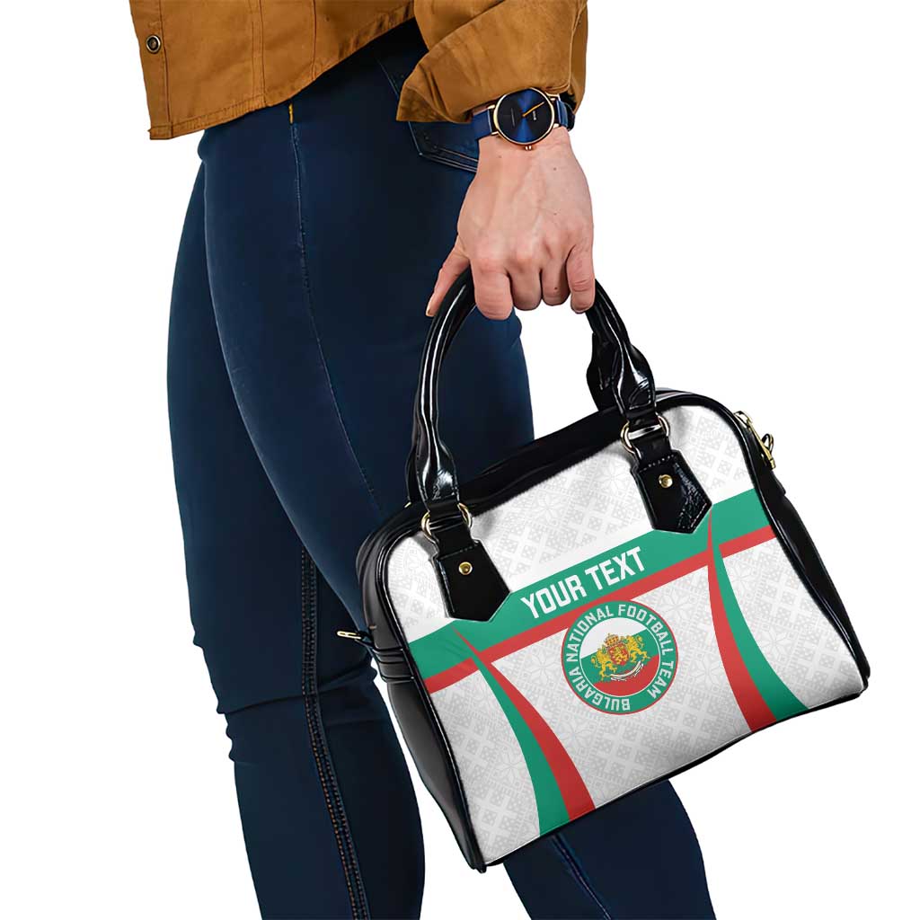 Custom Bulgaria Football Shoulder Handbag Bulgarian Pattern Sporty Style