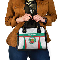 Custom Bulgaria Football Shoulder Handbag Bulgarian Pattern Sporty Style