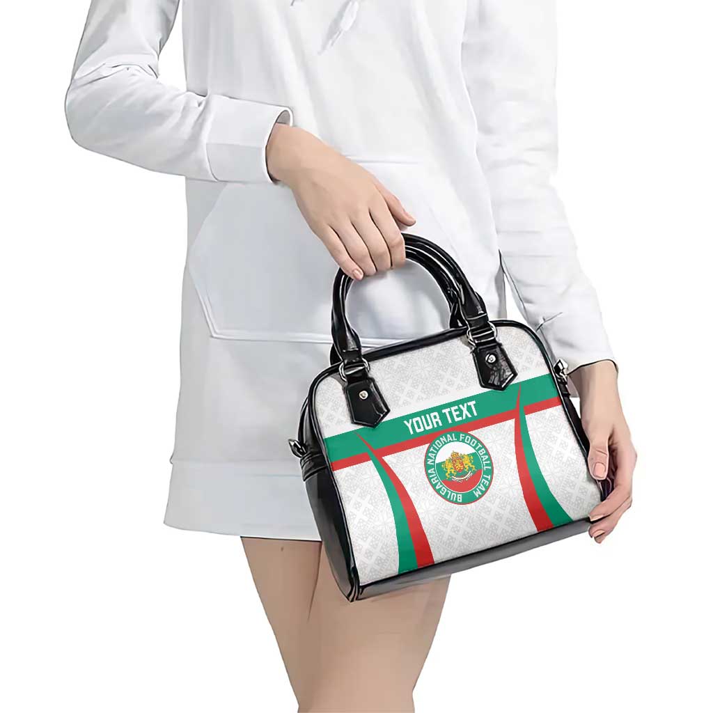 Custom Bulgaria Football Shoulder Handbag Bulgarian Pattern Sporty Style