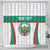 Custom Bulgaria Football Shower Curtain Bulgarian Pattern Sporty Style