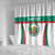 Custom Bulgaria Football Shower Curtain Bulgarian Pattern Sporty Style