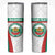 Custom Bulgaria Football Skinny Tumbler Bulgarian Pattern Sporty Style