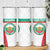Custom Bulgaria Football Skinny Tumbler Bulgarian Pattern Sporty Style