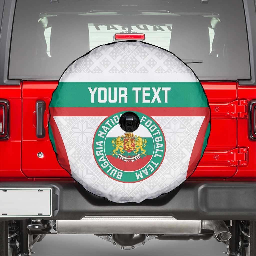 Custom Bulgaria Football Spare Tire Cover Bulgarian Pattern Sporty Style
