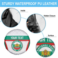 Custom Bulgaria Football Spare Tire Cover Bulgarian Pattern Sporty Style