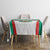 Custom Bulgaria Football Tablecloth Bulgarian Pattern Sporty Style