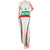 Custom Bulgaria Football Tank Maxi Dress Bulgarian Pattern Sporty Style