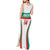 Custom Bulgaria Football Tank Maxi Dress Bulgarian Pattern Sporty Style