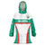 Custom Bulgaria Football Wearable Blanket Hoodie Bulgarian Pattern Sporty Style