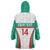 Custom Bulgaria Football Wearable Blanket Hoodie Bulgarian Pattern Sporty Style