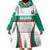 Custom Bulgaria Football Wearable Blanket Hoodie Bulgarian Pattern Sporty Style