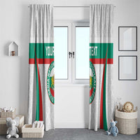 Custom Bulgaria Football Window Curtain Bulgarian Pattern Sporty Style