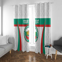 Custom Bulgaria Football Window Curtain Bulgarian Pattern Sporty Style