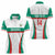 Custom Bulgaria Football Women Polo Shirt Bulgarian Pattern Sporty Style
