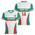 Custom Bulgaria Football Women V-Neck T-Shirt Bulgarian Pattern Sporty Style